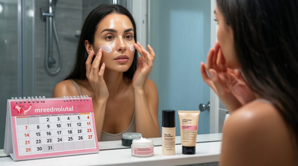 Гормоны и красота: как цикл влияет на кожу, волосы и настроение - иллюстрация