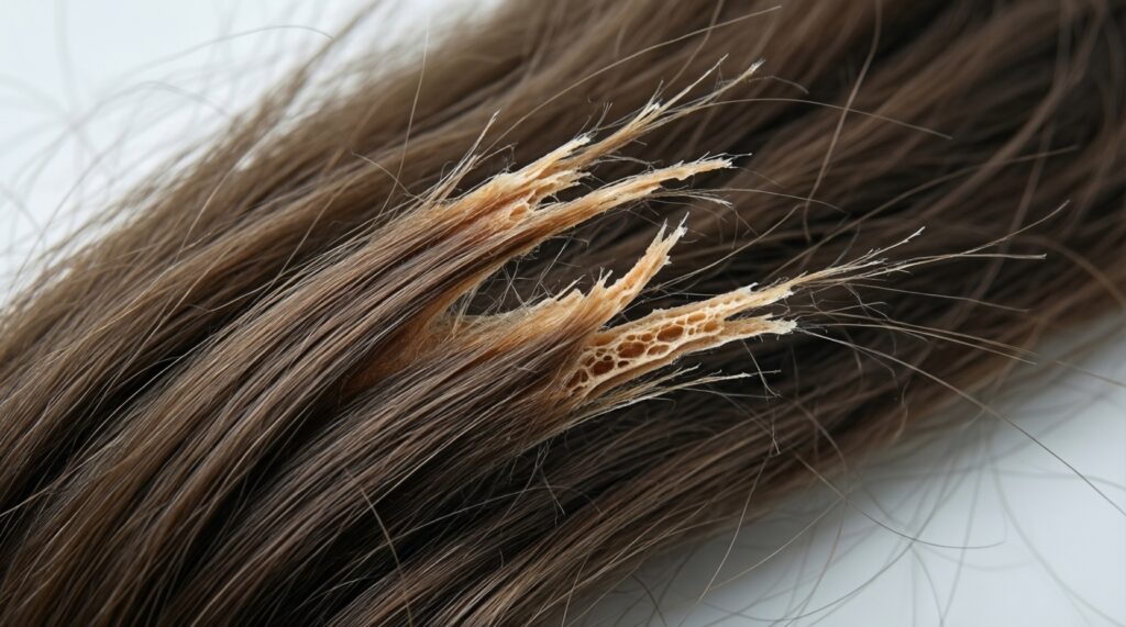 Уход за волосами без ошибок: частые причины ломкости и выпадения - иллюстрация