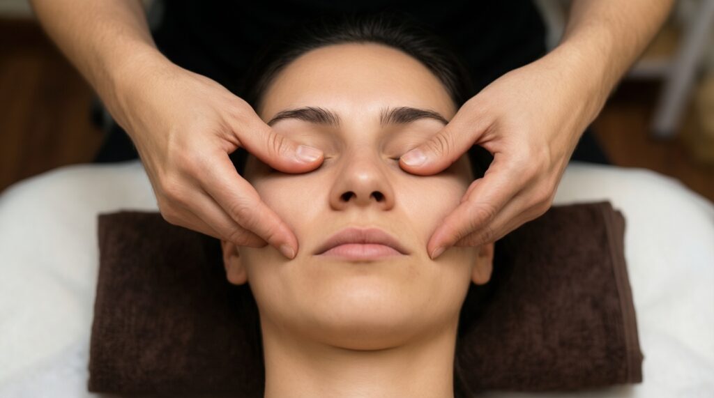 Массаж лица и лимфодренаж: кому подходит и как делать безопасно - иллюстрация