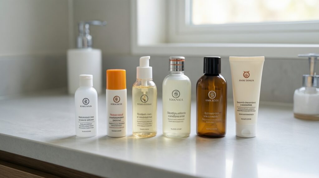 Минимальная аптечка красоты: базовые средства для дома и поездок - иллюстрация