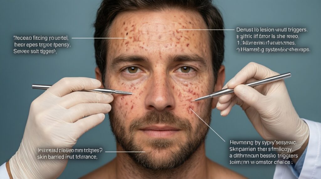 Скрытые причины высыпаний у взрослых: стресс, гормоны, уход и образ жизни - иллюстрация