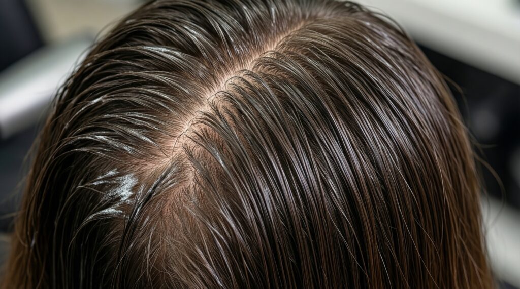 Здоровые волосы: как подобрать уход по пористости и состоянию кожи головы - иллюстрация