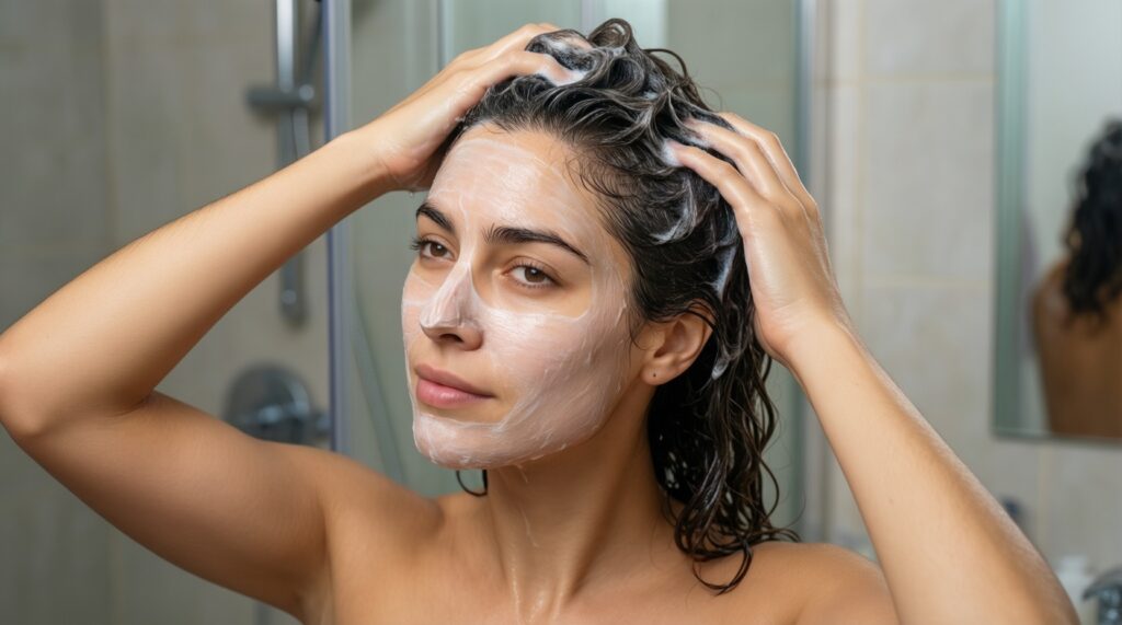 Здоровые волосы: как подобрать уход по пористости и состоянию кожи головы - иллюстрация