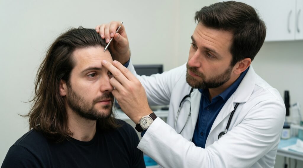 Выпадение волос: частые причины и когда пора к трихологу - иллюстрация