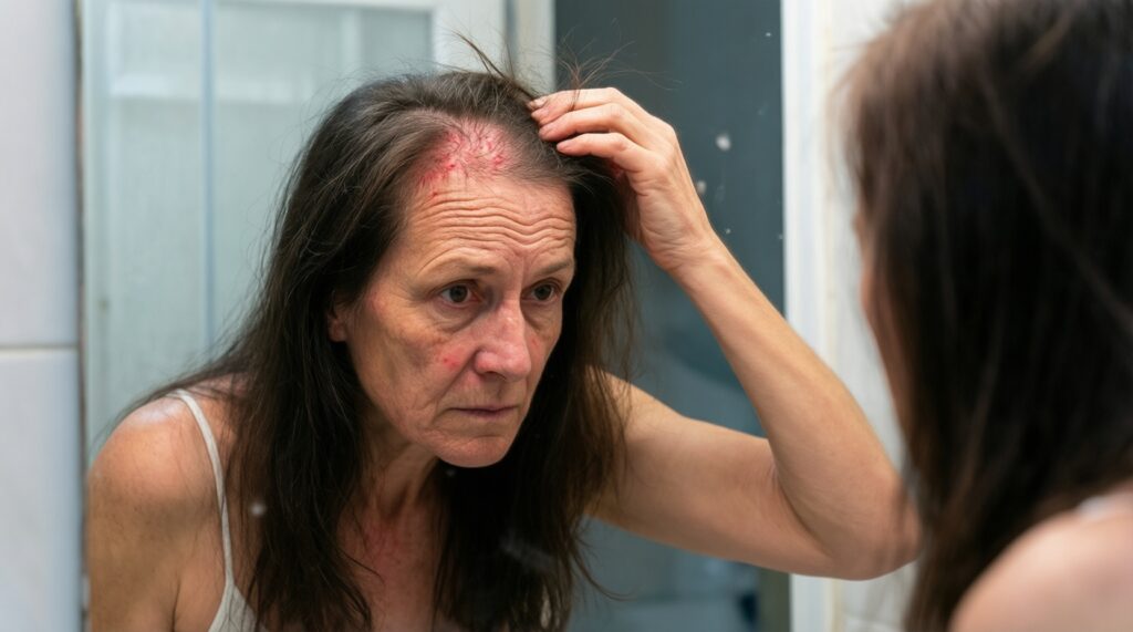 Выпадение волос: частые причины и когда пора к трихологу - иллюстрация