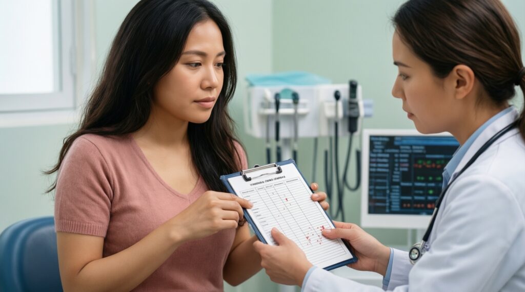 Женское здоровье и кожа: связь цикла, гормонов и состояния лица - иллюстрация